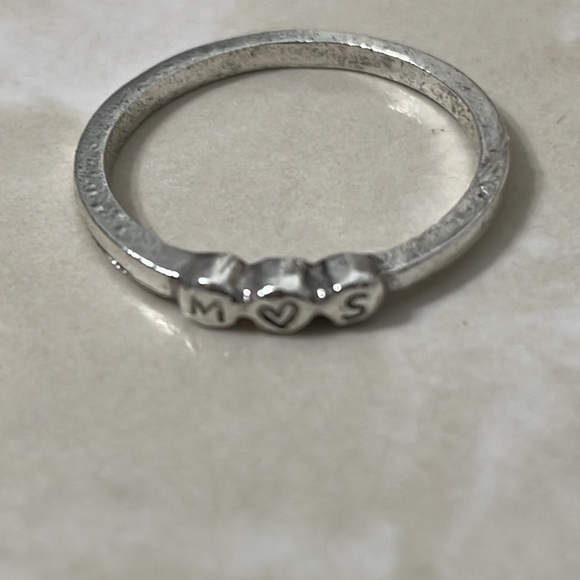 MS Heart Minimalist Stackable Ring - Picture 7 of 9